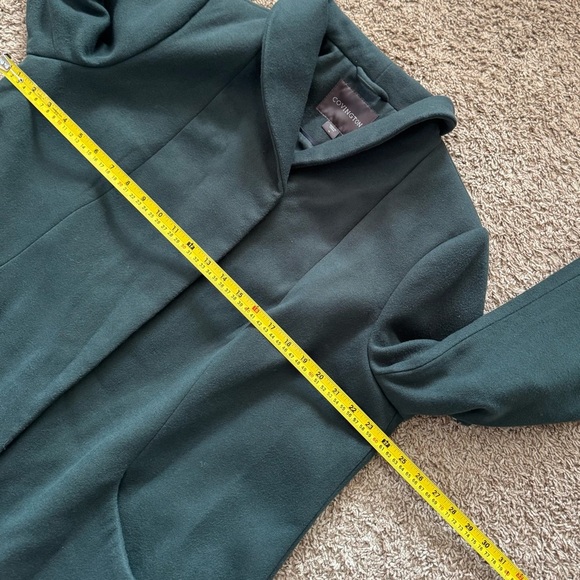 Women’s Covington Hunter Green Mid Length Zip Up Coat Size 1X - Picture 3 of 6